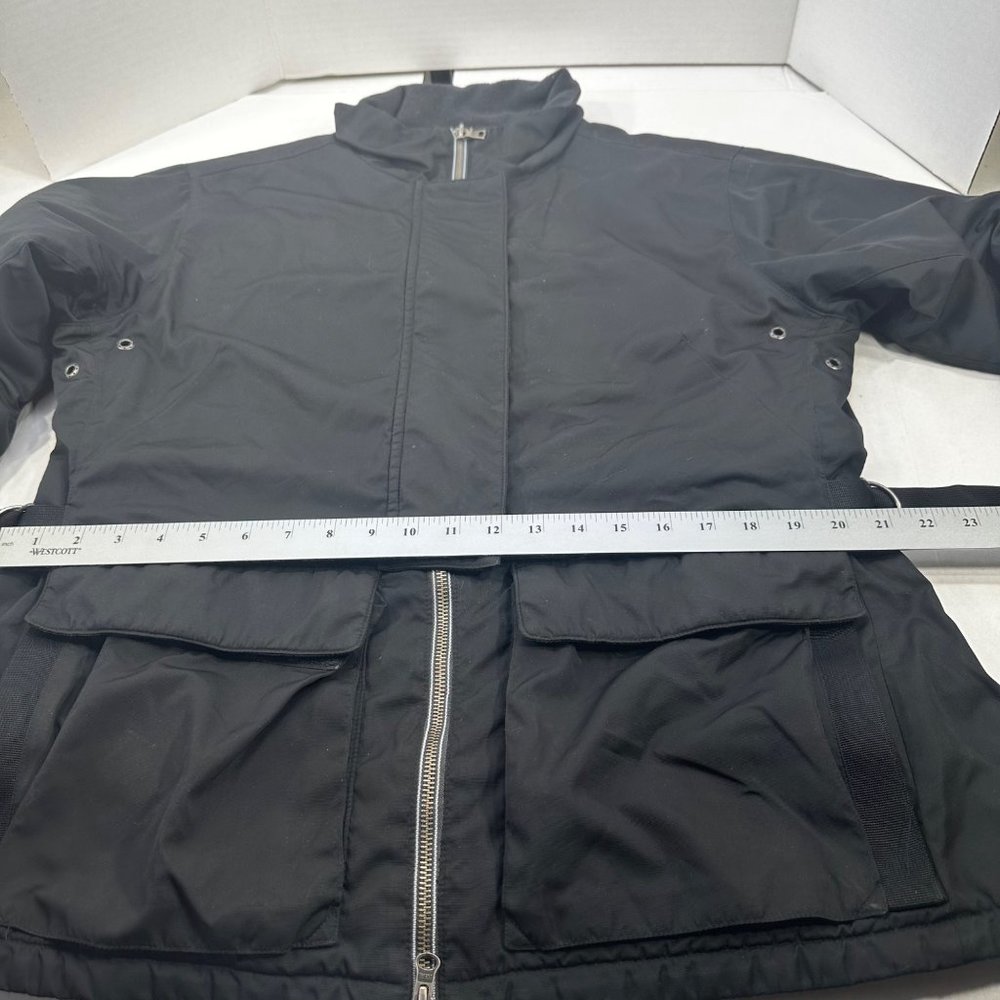 Nike Men's Size XL Zip Front Jacket Black Preowned Spots On Sleeve - Picture 10 of 16